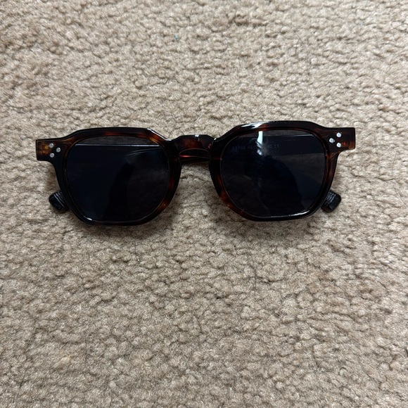 AIEYEZO Fashion Sunglasses for Men Women Classic Square Sun Glasses Thick Frame - Picture 3 of 5